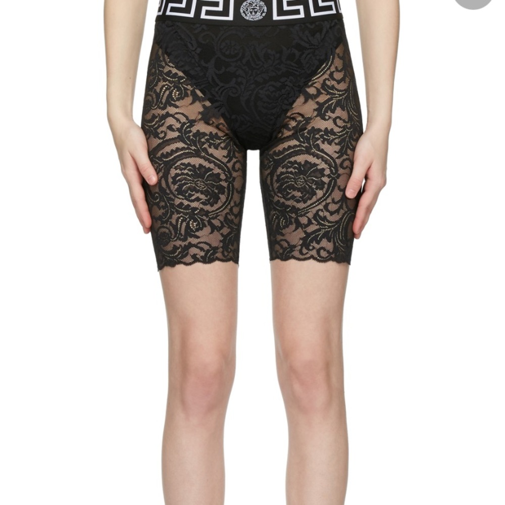 😎Versace lace shorts Donna cycle style